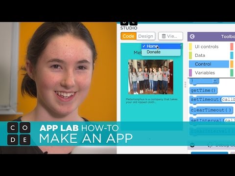 Play video App Lab: Make a Simple App