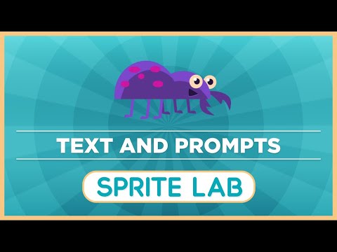 Play video Sprite Lab: Text and Prompts